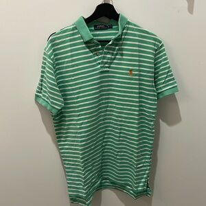 Polo Ralph Lauren Green Striped Polo